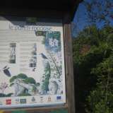 Ad accompagnarci ci sono vari cartelli informativi che illustrano la conformazione delle rocce...